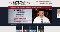 Desktop Screenshot of morganinjurylawyer.com