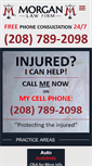 Mobile Screenshot of morganinjurylawyer.com